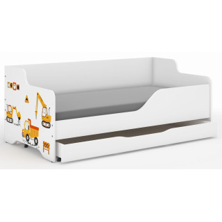 Otroška postelja LILU - 160x80 CONSTRUCTION SPACE