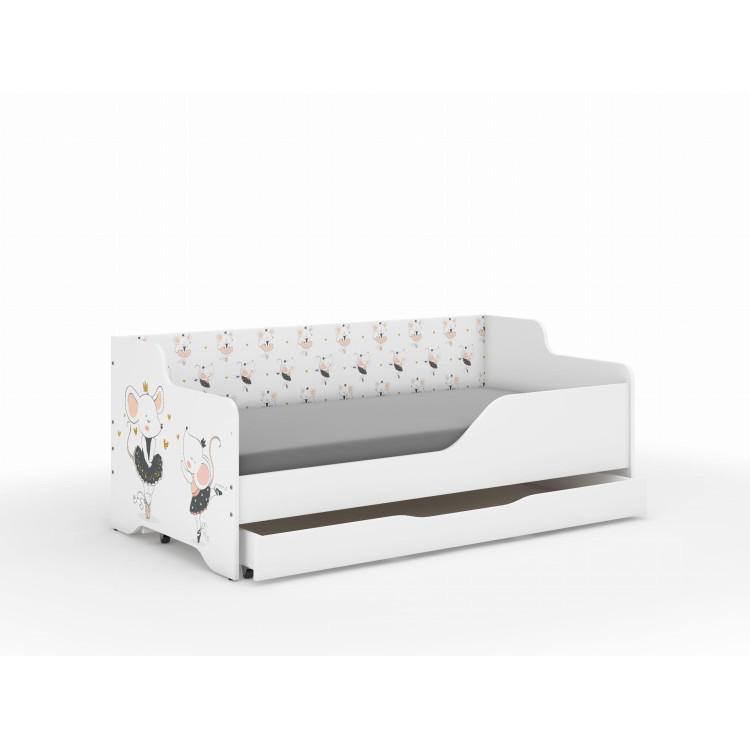 Otroška postelja LILU - 160x80 MIŠJI BALET