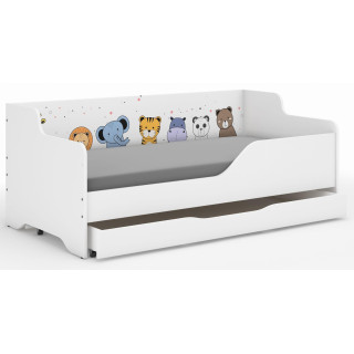 Otroška postelja LILU - 160x80 MINI ZOO