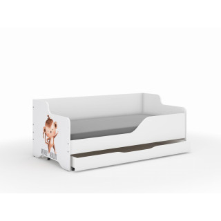 Otroška postelja LILU - 160x80 OPICA