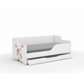 Otroška postelja LILU - 160x80 MAVRIČNI SAMOROG