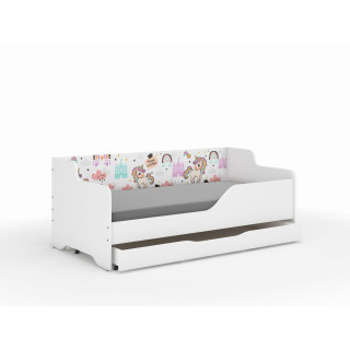 Otroška postelja LILU - 160x80 MAVRIČNI SAMOROG