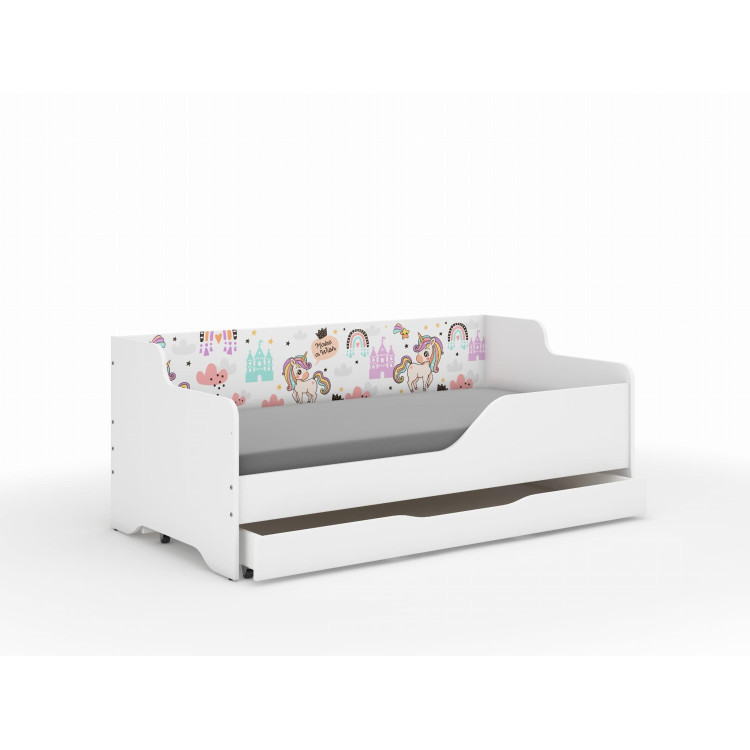 Otroška postelja LILU - 160x80 MAVRIČNI SAMOROG