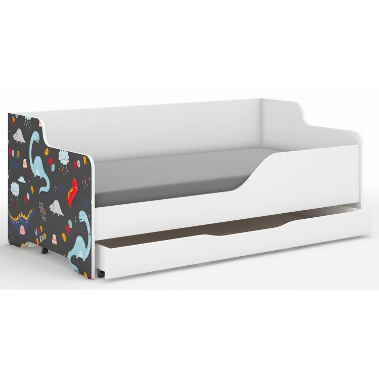 Otroška postelja LILU - 160x80 DINOZAVER