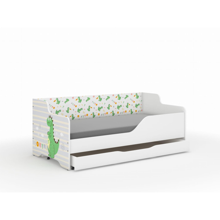 Otroška postelja LILU - 160x80 DINOZAVER