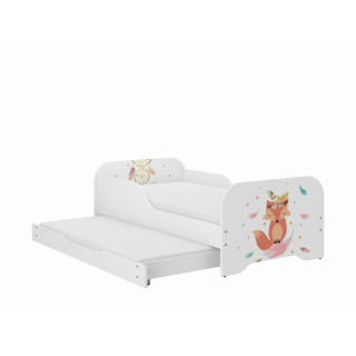 Otroška postelja MIKI z dodatno funkcijo spanja - 160x80 FOX