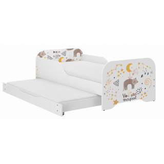 Otroška postelja MIKI z dodatno funkcijo spanja - 160x80 CAT