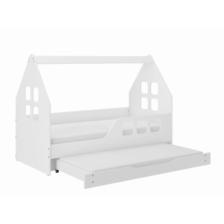 Otroška posteljna hišica z dodatno funkcijo spanja - 160x80 P