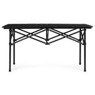 Zložljiva črna kamping miza s torbo - 95x55 cm