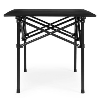 Zložljiva črna kamping miza s torbo - 95x55 cm