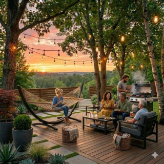 Vrtne verižne luči 9W 20x LED 20 m