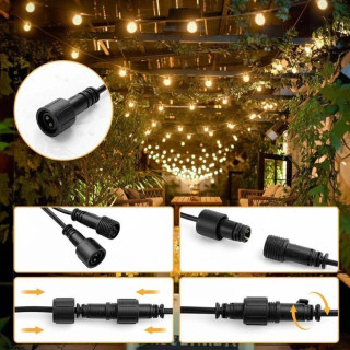 Vrtna svetilka girlanda 9W 30x LED 20 m