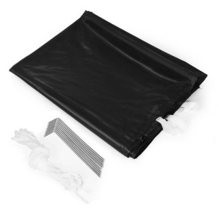 Črn samozložljiv vrtni šotor - 3x6 m