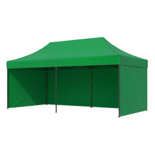 Zelen vrtni napihljivi šotor - 3x6 m -