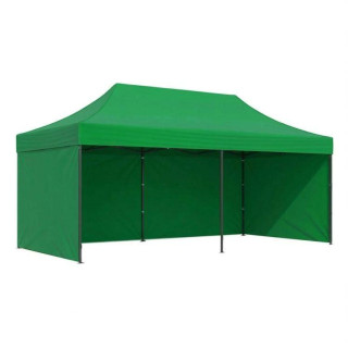 Zelen vrtni napihljivi šotor - 3x6 m -