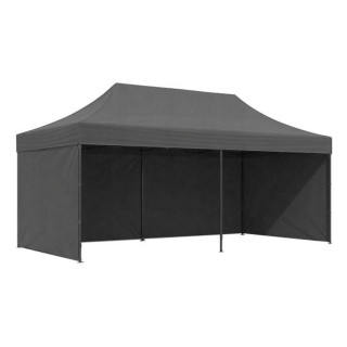 Siv samozložljiv vrtni šotor - 3x6 m