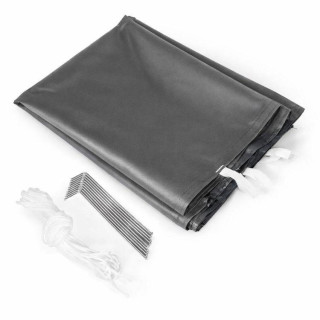 Siv samozložljiv vrtni šotor - 3x6 m