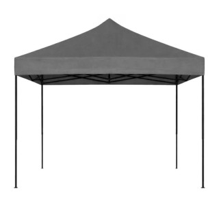 Avtomatski sivi vrtni paviljon - 3x3 m -