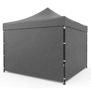 Avtomatski sivi vrtni paviljon - 3x3 m -