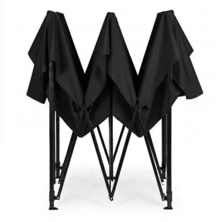 Vrtni črni avtomatski paviljon - 3x3 m -