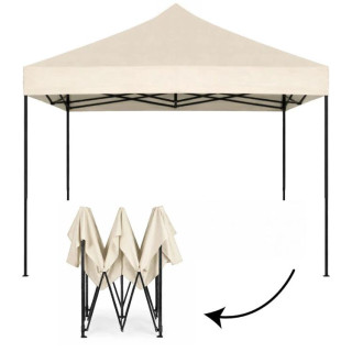 Bež avtomatski vrtni paviljon - 3x3 m -