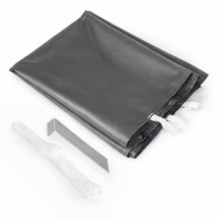 Prodajno stojalo v sivi barvi - 3x3 m