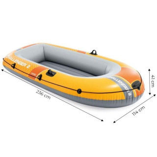 Dvosedežni napihljivi čoln Challenger 2 + črpalka + 2 vesla