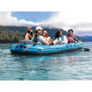 Petsedežni napihljivi čoln Excursion 5 + tlačilka + 2 vesla + torba