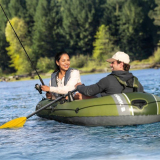 Napihljiv čoln Seahawk 2 z dvema sedežema + tlačilka + 2 vesla