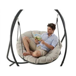 Svetlo bež viseči stol PATIO