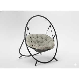 Svetlo bež viseči stol PATIO