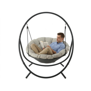 Svetlo bež viseči stol PATIO