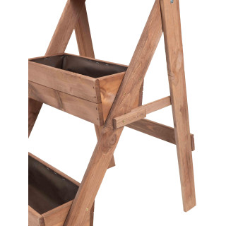 Impregniran 3-nadstropni lesen cvetlični lonček