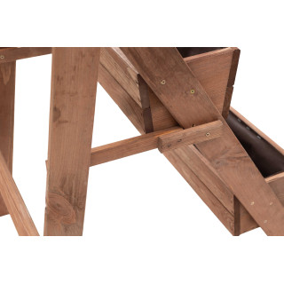 Impregniran 3-nadstropni lesen cvetlični lonček