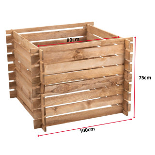 Impregniran lesen vrtni kompostnik 500 l