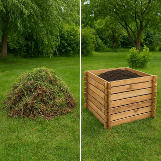 Impregniran lesen vrtni kompostnik 500 l