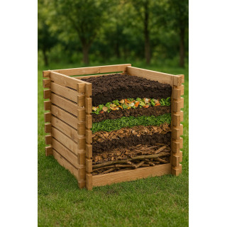 Impregniran lesen vrtni kompostnik 500 l