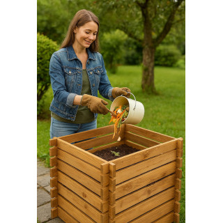 Impregniran lesen vrtni kompostnik 500 l