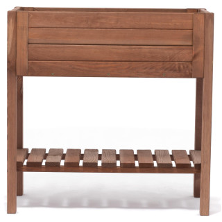 Impregnirano leseno stojalo za rože/cvetlični lonček - 39x79x79cm