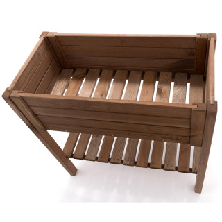 Impregnirano leseno stojalo za rože/cvetlični lonček - 39x79x79cm