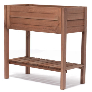 Impregnirano leseno stojalo za rože/cvetlični lonček - 39x79x79cm