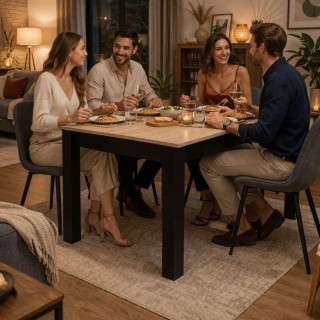 Jedilna miza za 4 osebe - hrast sonoma