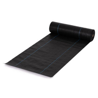 Črni UV agrotekstil proti plevelu 90 g - 1,1 x 50 m