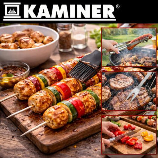 Kaminer set posod za žar - 5 kos