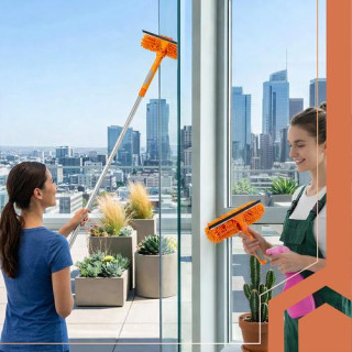 Teleskopska strgalo za okna 1,8 m