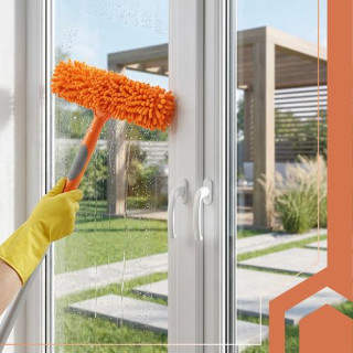 Teleskopska strgalo za okna 1,8 m