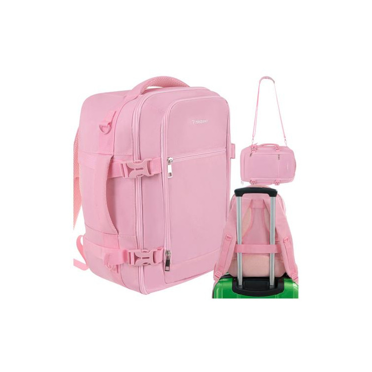 Roza pohodniški nahrbtnik 40x25x20 cm