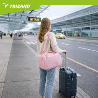 Roza pohodniški nahrbtnik 40x25x20 cm