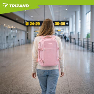 Roza pohodniški nahrbtnik 40x25x20 cm