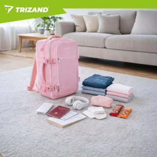 Roza pohodniški nahrbtnik 40x25x20 cm